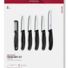 Swiss Classic Gemüsemesser-Set mit geradem Schäler, 6-teilig