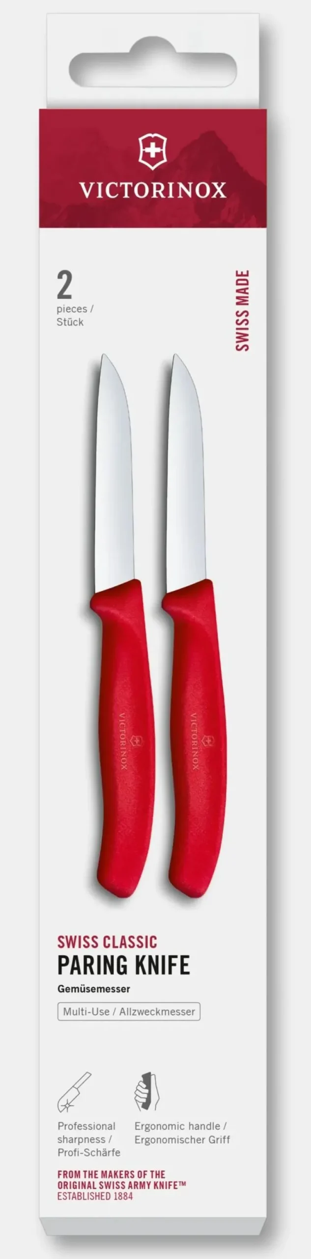 Swiss Classic Gemüsemesser-Set, 2-teilig