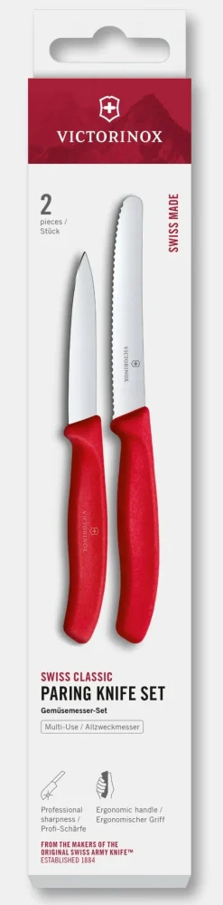 Swiss Classic Gemüsemesser-Set, 2-teilig