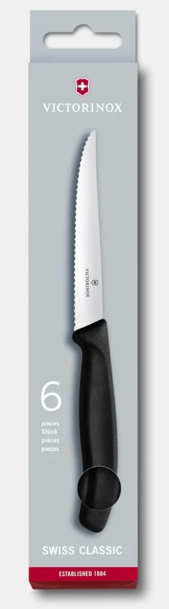 Swiss Classic Steak- und Pizzamesser-Set, 6-teilig