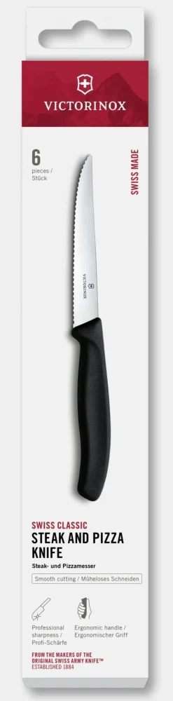 Swiss Classic Steak- und Pizzamesser-Set, 6-teilig