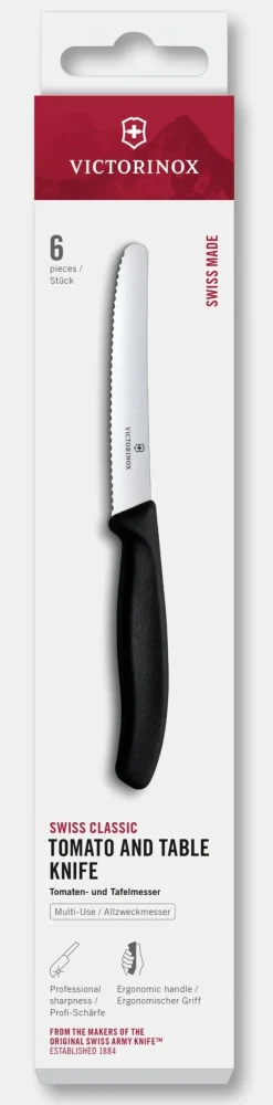 Swiss Classic Tomaten- und Tafelmesser-Set, 6-teilig
