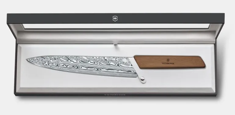 Swiss Modern Tranchiermesser Damast Limited Edition 2022