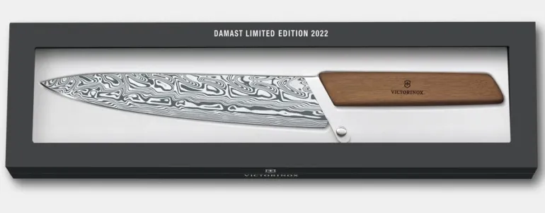 Swiss Modern Tranchiermesser Damast Limited Edition 2022