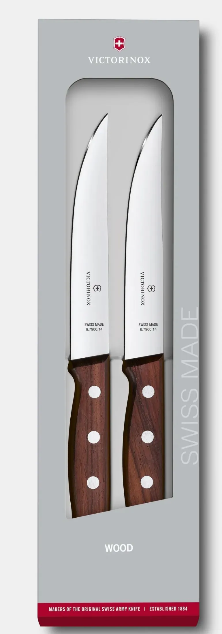 Wood Steakmesser-Set, 2-teilig
