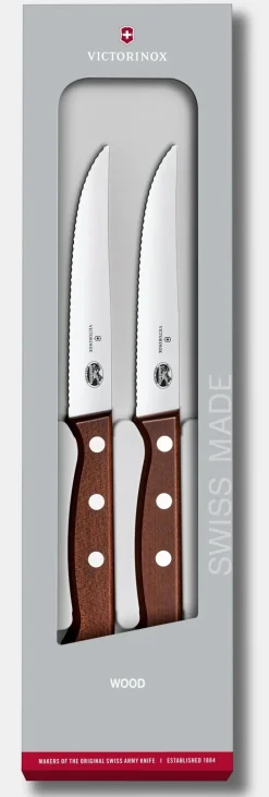 Wood Steakmesser-Set, 2-teilig